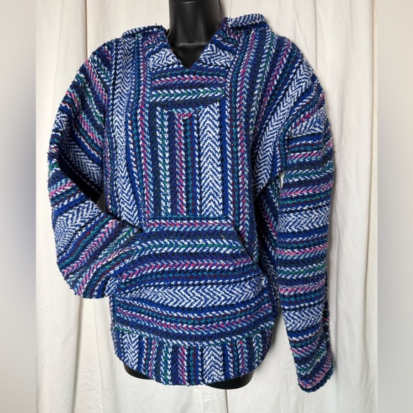 Baja Joe Men's (Unisex) Sz XL Hooded Woven Pullover - Picture 1 of 5